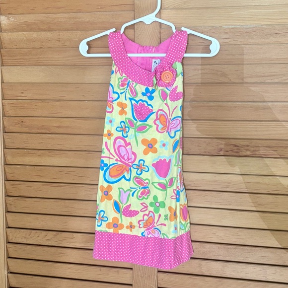 Good Lad Other - Goodlad Vibrant Pink and Orange Dress